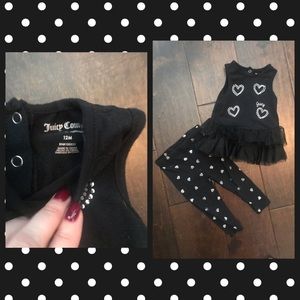 6 baby items for $15! Juicy Couture Set 12 Months